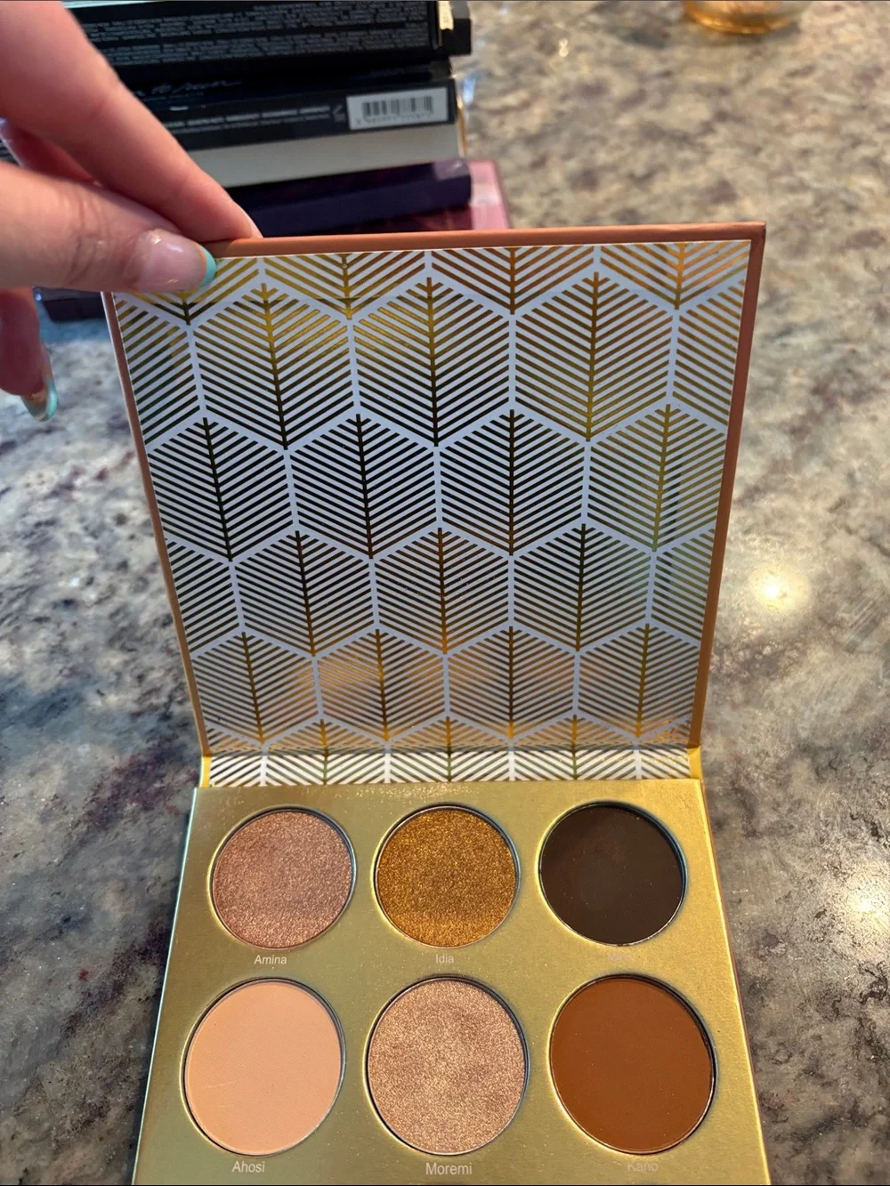Juvia's Place Warrior Eyeshadow Palette — Orange with Brown Artwork